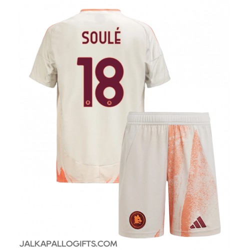 AS Roma Matias Soule #18 Vieras Peliasu Lasten 2024-25 Lyhythihainen (+ Lyhyet housut)